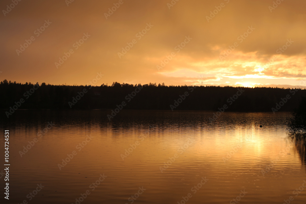 Fototapeta premium Golden Sunset