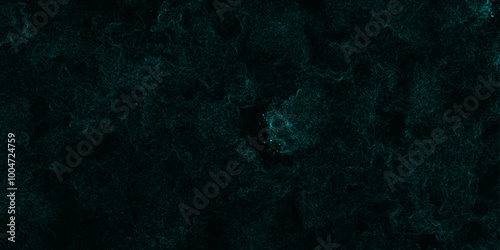 Scattered heavy dark green jade colored texture grunge texture on a dark sky surface lightning abstract background. Abstract background with dark jade rough grainy stone or concrete wall texture.