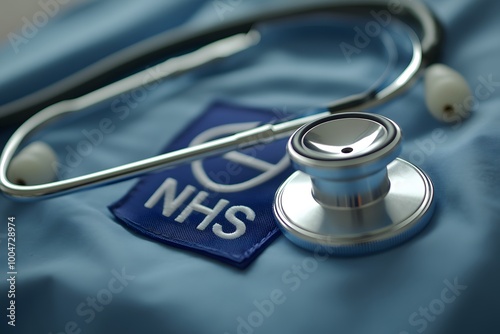 medical equipment and supplies on a blue background
