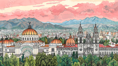 Pastel-Colored Morning in Guadalajara