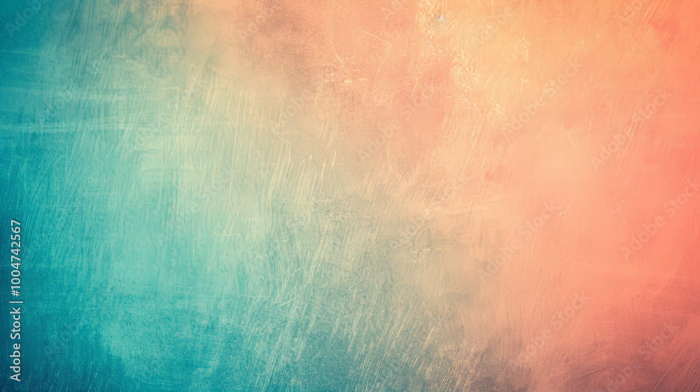 grainy gradient background teal orange read blue