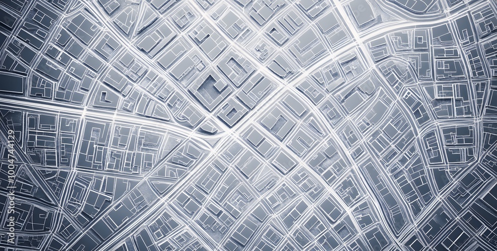 Fototapeta premium abstract geometric cityscape pattern