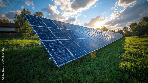 Pannelli solari che producono energia green