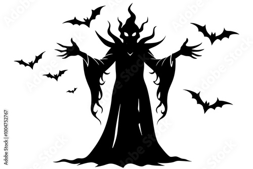  fantasy character conjures on halloween night