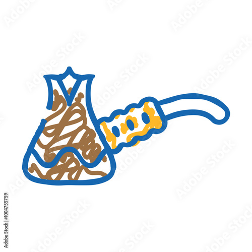 kitchen clay crockery doodle icon sketch vector. kitchen clay crockery sign. isolated symbol illustration