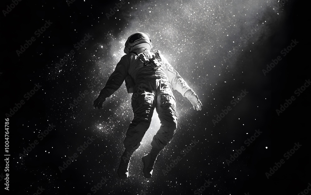 astronaut floating in space astronaut floating in space