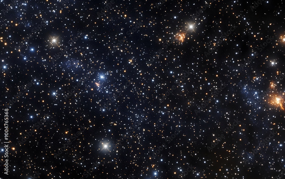 Fototapeta premium Stunning night sky filled with twinkling stars