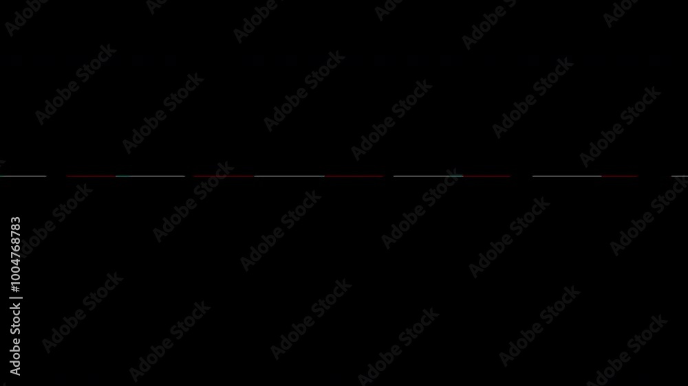 Clean and elegant organic glitch overlay transition for futuristic, modern video and film editing