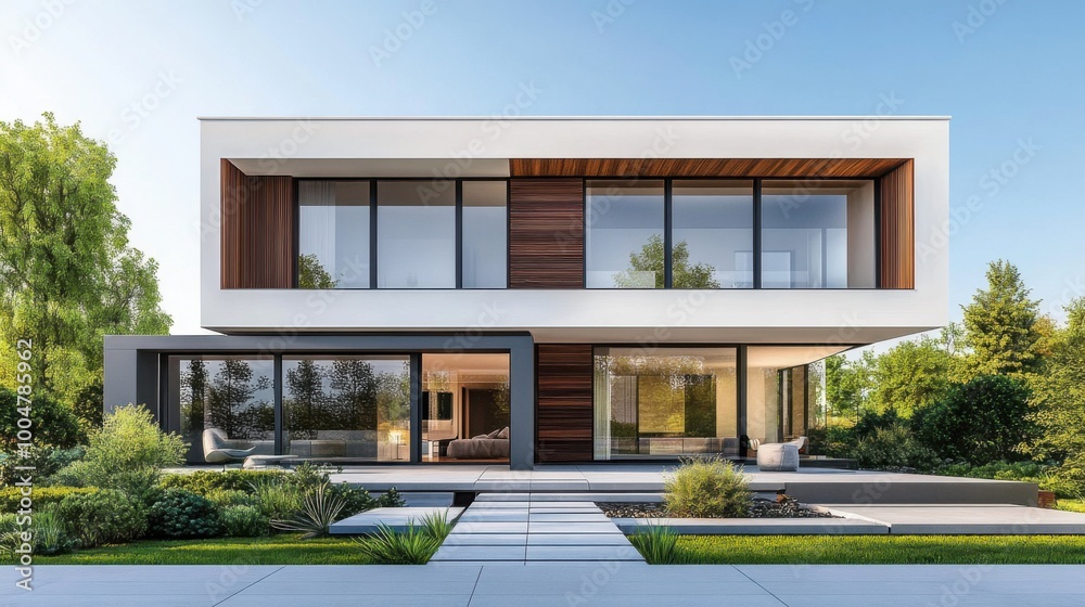Modern Architecture of a Stylish Family Home Modern Architecture of a Stylish Family Home