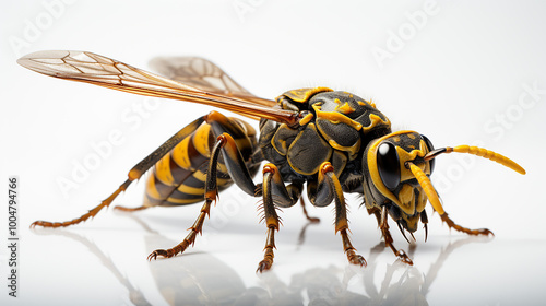 3d rendered photo of a wasp generative ai