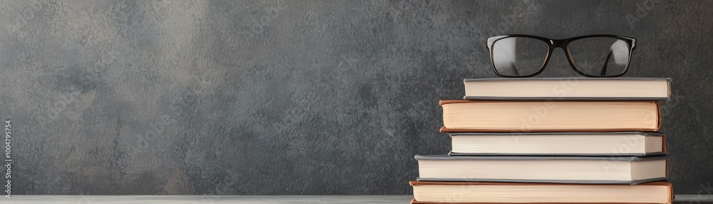 E-learning materials on tablet, isolated background, long shot, photography