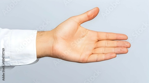 Open Hand Gesture Reaching Out