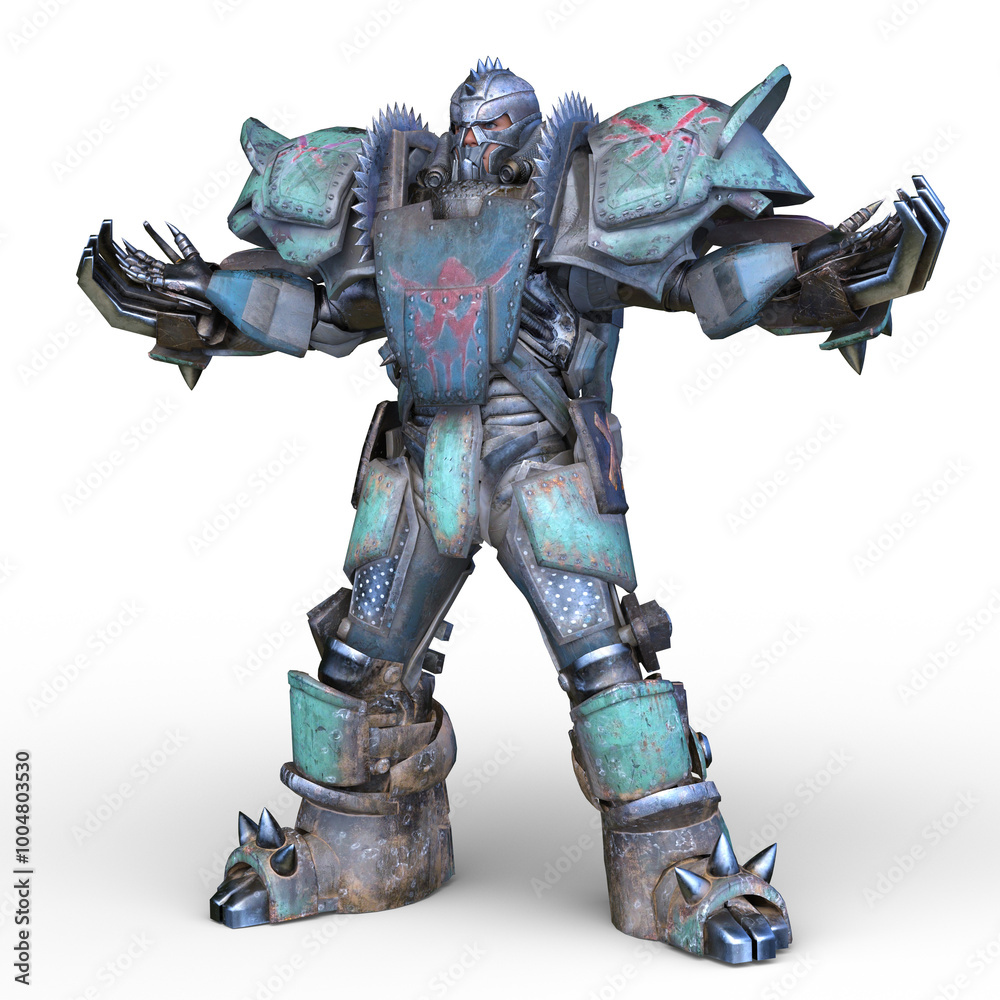 戦闘ロボット 3DCGレンダリング 戦闘ロボット 3DCGレンダリング