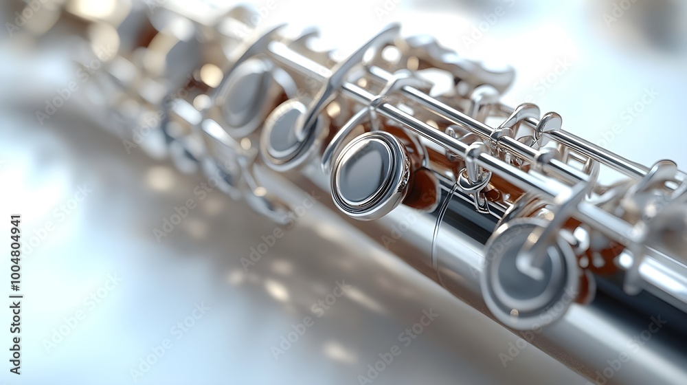 Fototapeta premium Refined Oboe Instruments with Elegant Lines and Classic Design photo