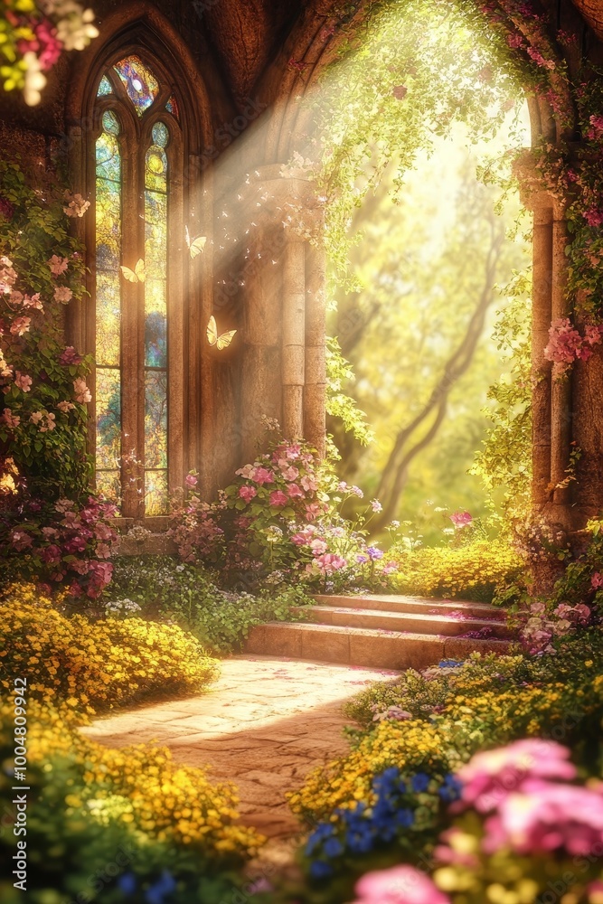 A mesmerizing magical fantasy world where humans and mystical creatures coexist, captured in stunning realism. This hidden, mythical location brings to life a sense of wonder and mystery, evoking awe A mesmerizing magical fantasy world where humans and mystical creatures coexist, captured in stunning realism. This hidden, mythical location brings to life a sense of wonder and mystery, evoking awe