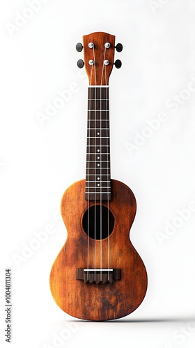 Ukulele String Instrument High Resolution Close Up with Detailed Finish photo