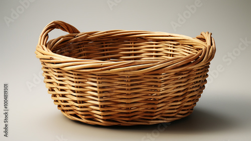 3d rendered photo of basket generative ai