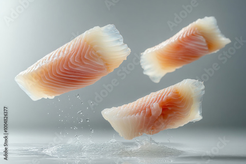 Square Chunks of Cod Meat