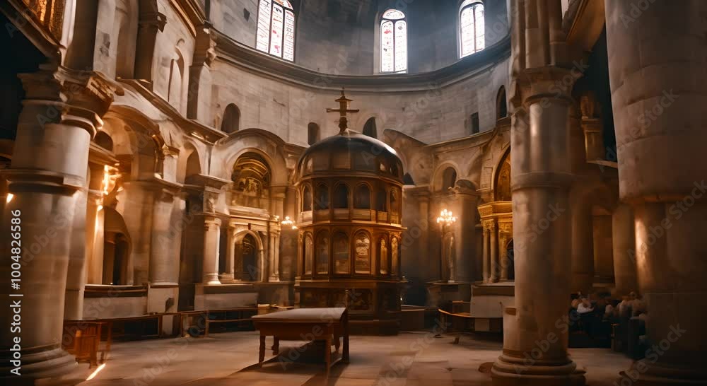 interior of the cathedral of st mary interior of the cathedral of st mary