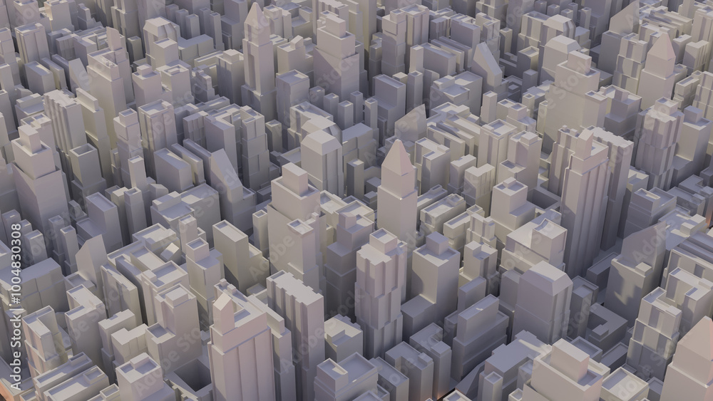 Obraz premium The city image for real estate or property concept 3d rendering.