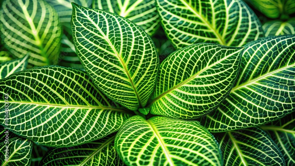 Close-up of a vibrant green plant sample showcasing intricate leaf patterns and natural textures Close-up of a vibrant green plant sample showcasing intricate leaf patterns and natural textures