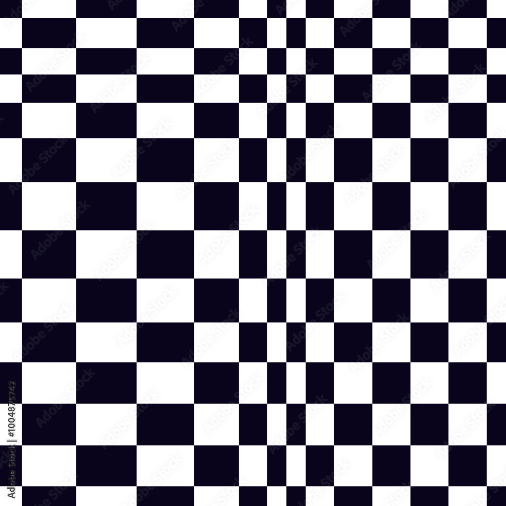 Psychedelic checkerboard pattern Psychedelic checkerboard pattern