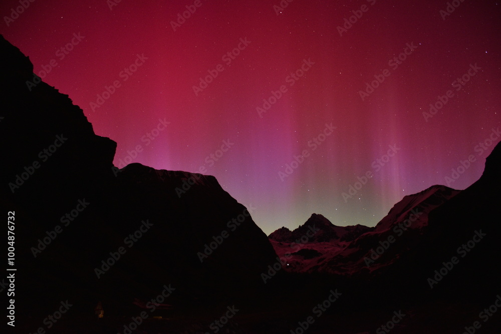 Nordlicht, Polarlicht, Großglockner, Aurora Borealis, Österreich, Himmel, Nacht, Leuchterscheinung, Stickstoff, Sauerstoff, Atome, Erde, Nordhalbkugel, Atmosphäre, Hochatmosphäre, leuchten, selten, ra Nordlicht, Polarlicht, Großglockner, Aurora Borealis, Österreich, Himmel, Nacht, Leuchterscheinung, Stickstoff, Sauerstoff, Atome, Erde, Nordhalbkugel, Atmosphäre, Hochatmosphäre, leuchten, selten, ra