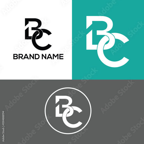 Fashion and luxury BC monogram logo design, CB monogram creative vector art, BC text letters, Text BC logo design, BC creative business logo. photo