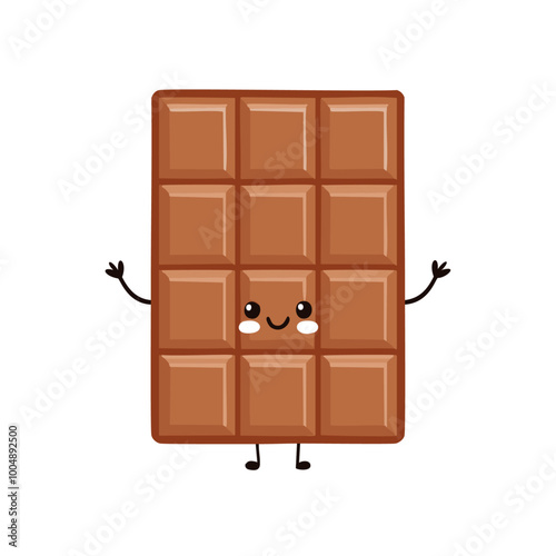 Chocolate Food Eat Meal Snack Cuisine Animation Kawaii Character
