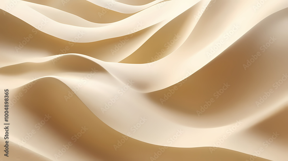 Obraz premium Abstract background of sand dunes. texture of sand dunes. 3d rendering. Sand Dunes. Illustration