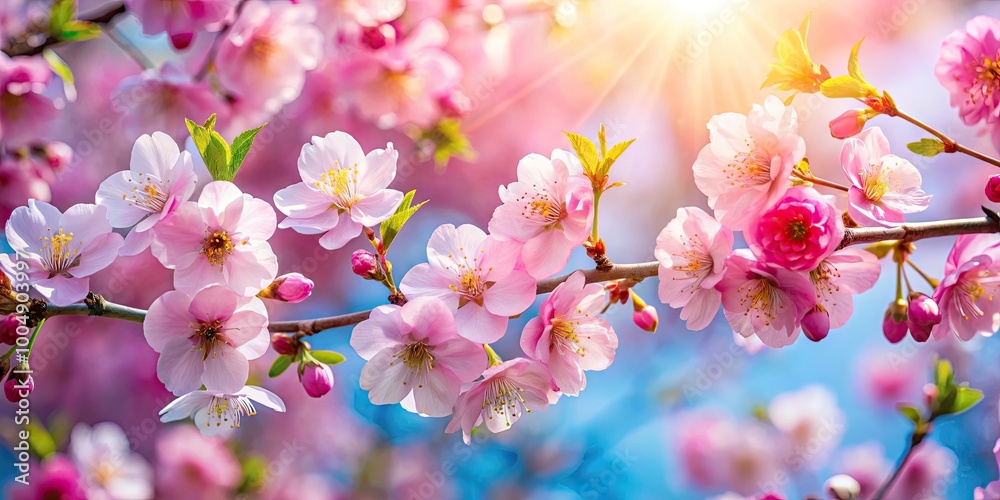 Vibrant Cherry Blossom Clipart for Spring Designs, Invitations, and Seasonal Decorations Vibrant Cherry Blossom Clipart for Spring Designs, Invitations, and Seasonal Decorations