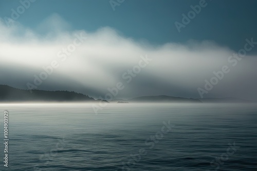 Ethereal Sheen of Ocean Mist and Fog Vapors