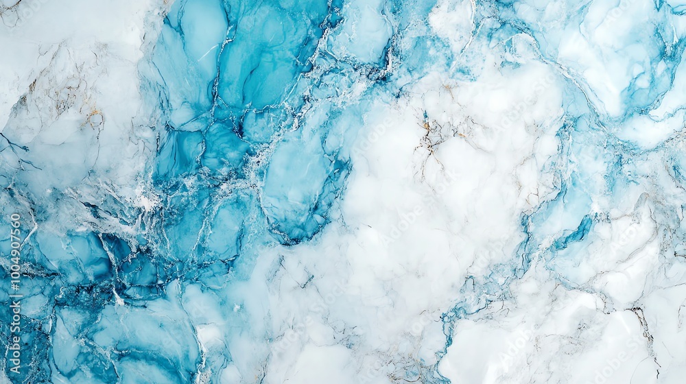 Closeup of blue and white marbled texture. Closeup of blue and white marbled texture.