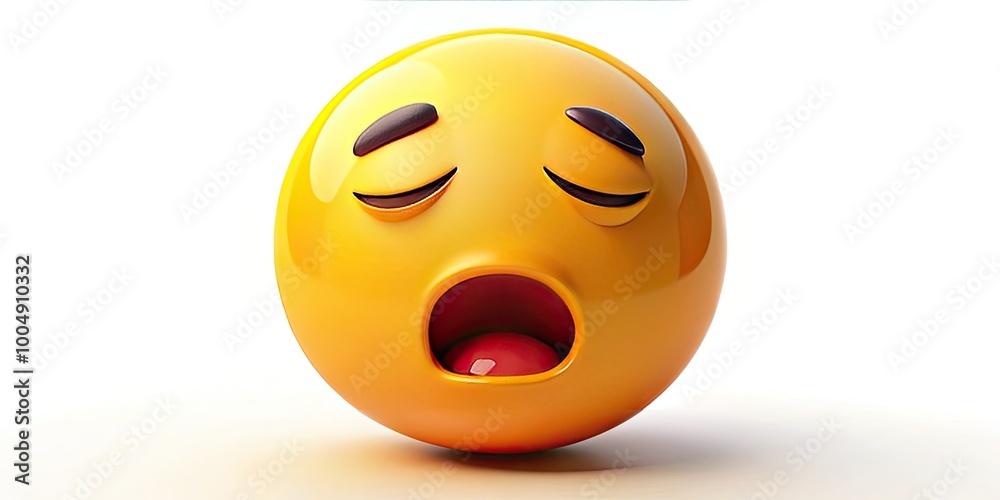 Weary Emoji Representing Fatigue, Exhaustion, and Emotional Burnout in Digital Communication Contexts