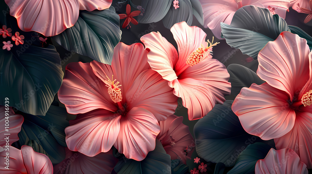 a bunch of flowers that are on a table together in a vase with a vase in it and a vase with flowers in it, behance hd, an ambient occlusion render Generative AI .2025 a bunch of flowers that are on a table together in a vase with a vase in it and a vase with flowers in it, behance hd, an ambient occlusion render Generative AI .2025