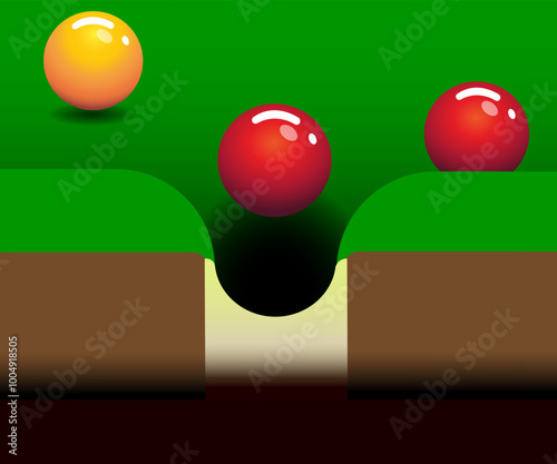 Center hole snooker table