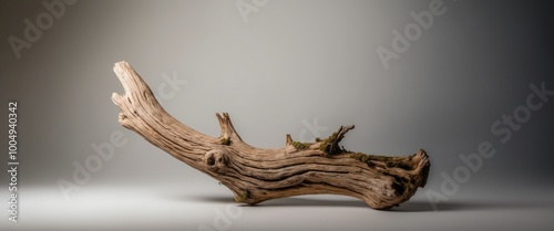 Textured driftwood displays earthy tones and natural beauty, ideal for rustic decor, nature-themed events, or minimalist design concepts. photo