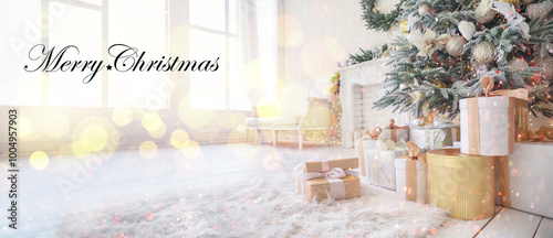 Beautiful decorated Christm...