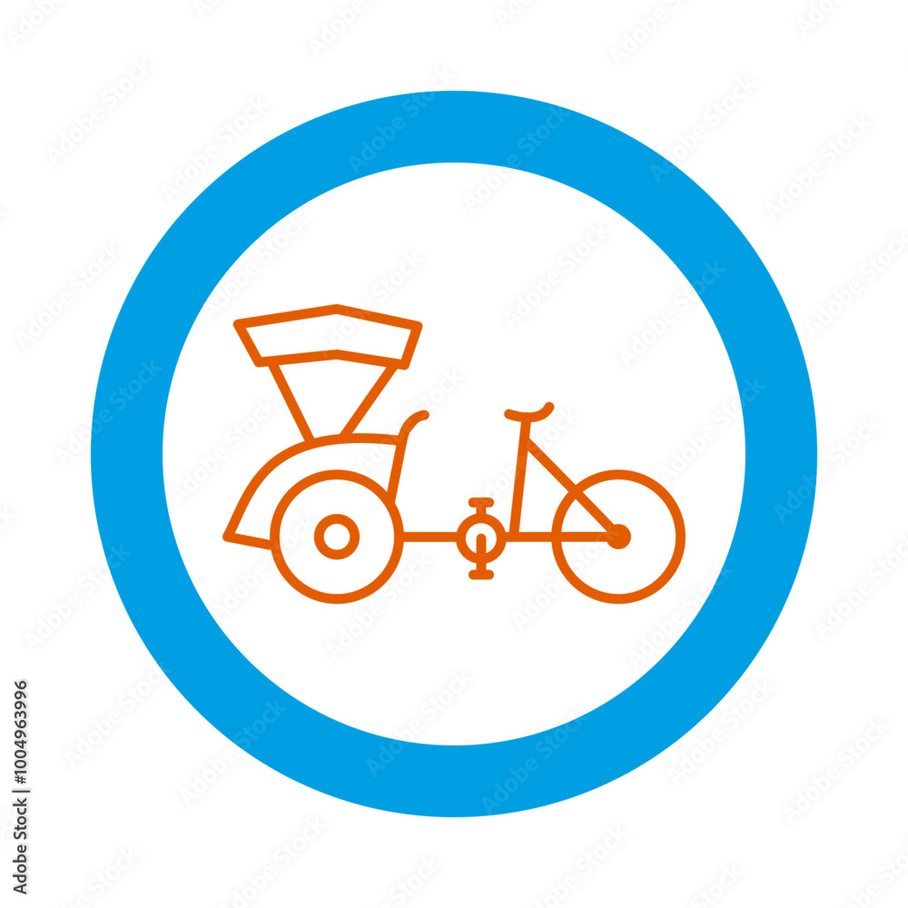 Bicycle icon template Bicycle icon template