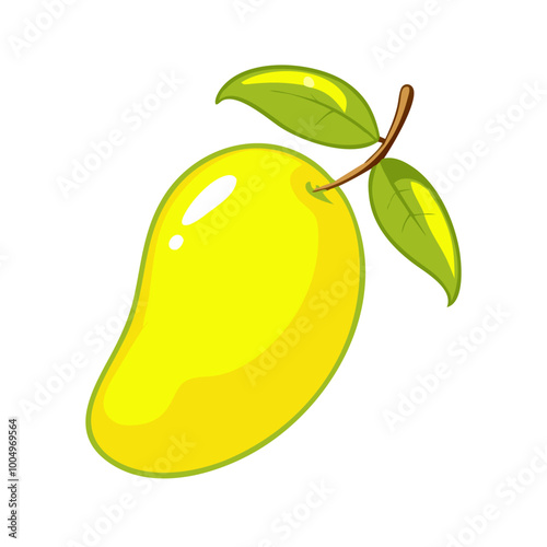 Mango icon. mango icon vector flat illustration for graphic and web design isolated on white background from fruit collection stock illustration