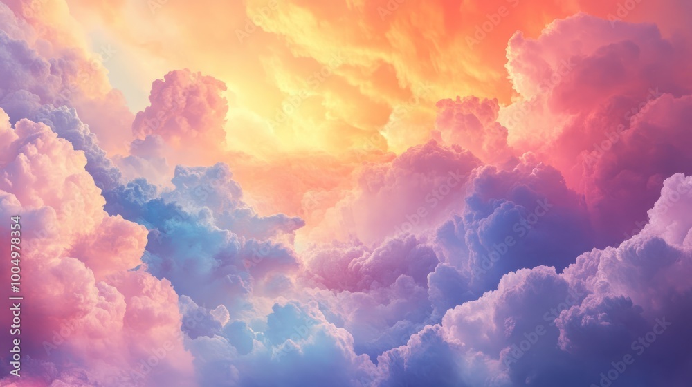 Abstract heavy multicolor cloud of haze Abstract heavy multicolor cloud of haze