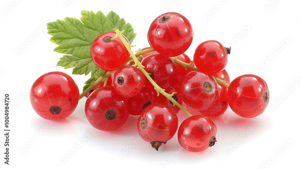 red currant isolated on white background red currant isolated on white background
