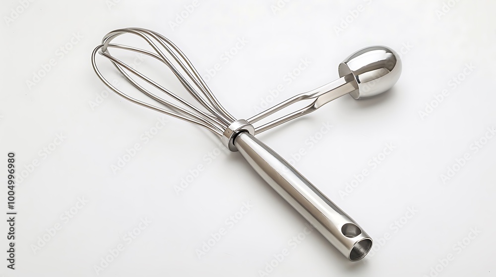 stainless steel whisk isolated on white background stainless steel whisk isolated on white background