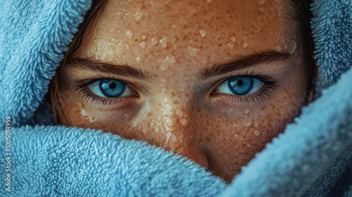 Close-up of a person's eyes