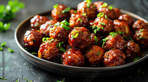 Pineapple Barbecue Meatballs.