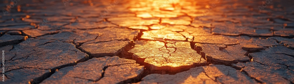 Heat rising from cracked pavement in an urban heat island, visualizing the environmental consequences of city design Heat rising from cracked pavement in an urban heat island, visualizing the environmental consequences of city design