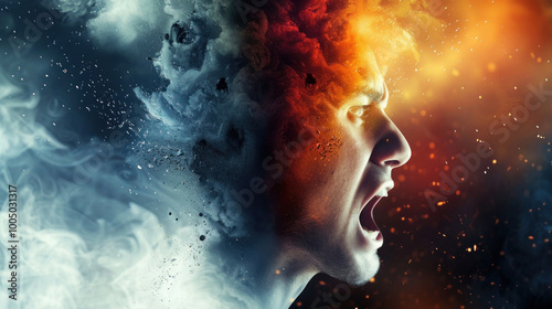 A comparison of panic versus fear, emphasizing how panic is an extreme and sudden reaction to fear.