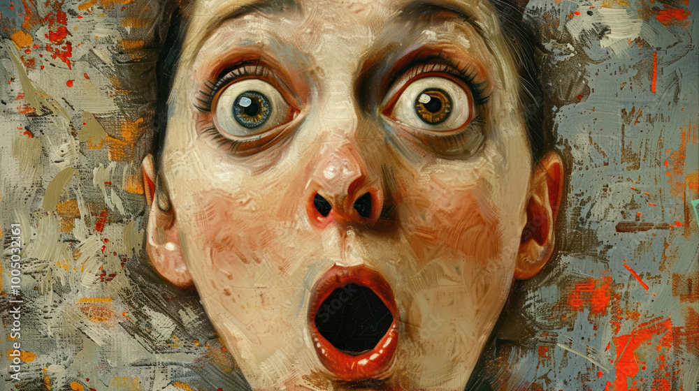 A comparison of surprised reactions, from mild shock to overwhelming astonishment. A comparison of surprised reactions, from mild shock to overwhelming astonishment.