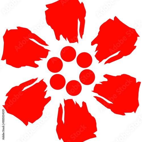 red ink blots,,design abstract vector colorful, wallpaper,symbol,logo,icon,art