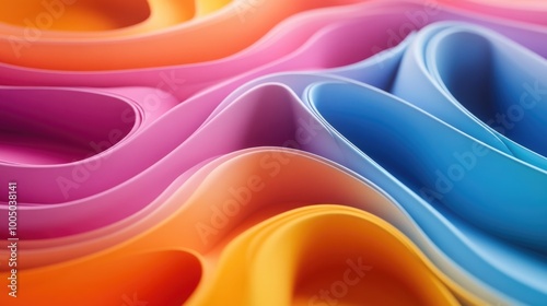 Wallpaper Mural Vivid Abstract Pattern Torontodigital.ca